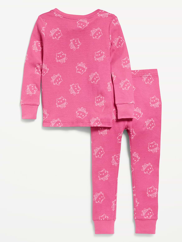 Gabby's Dollhouse™ Unisex Graphic Snug-Fit Pajama Set for Toddler & Baby