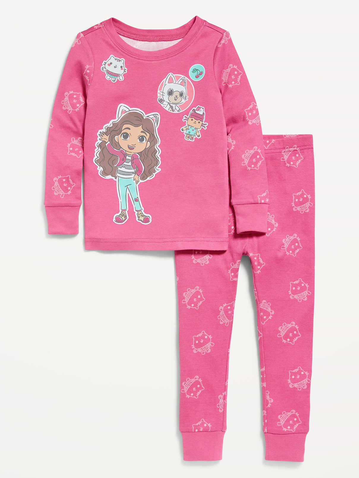 L'image numéro 2 présente Pyjama unisexe à coupe ajustée à imprimé Gabby et la Maison magique™ pour tout-petit et bébé