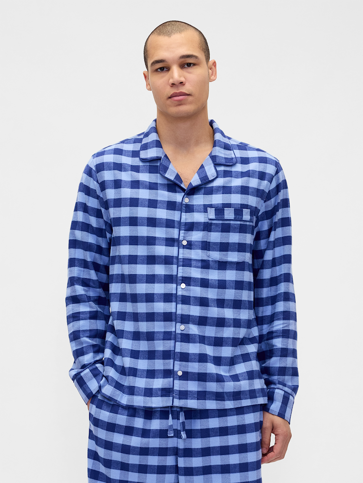Image number 3 showing, Adult Softest Flannel PJ Shirt