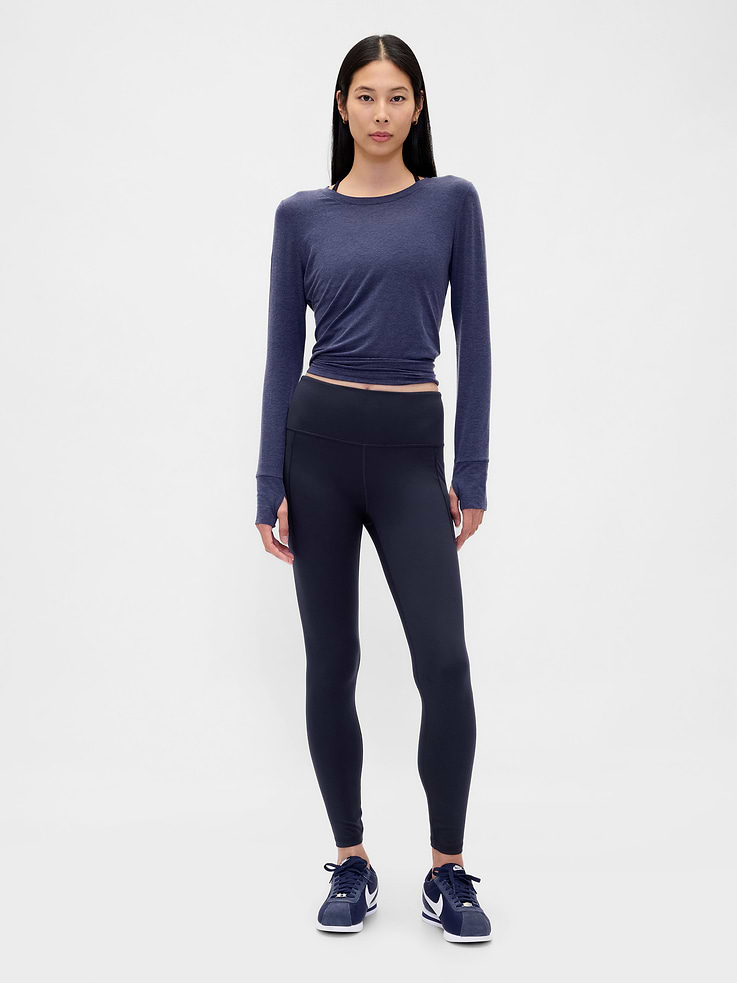 Image number 1 showing, GapFit High Rise Power Full Length Leggings