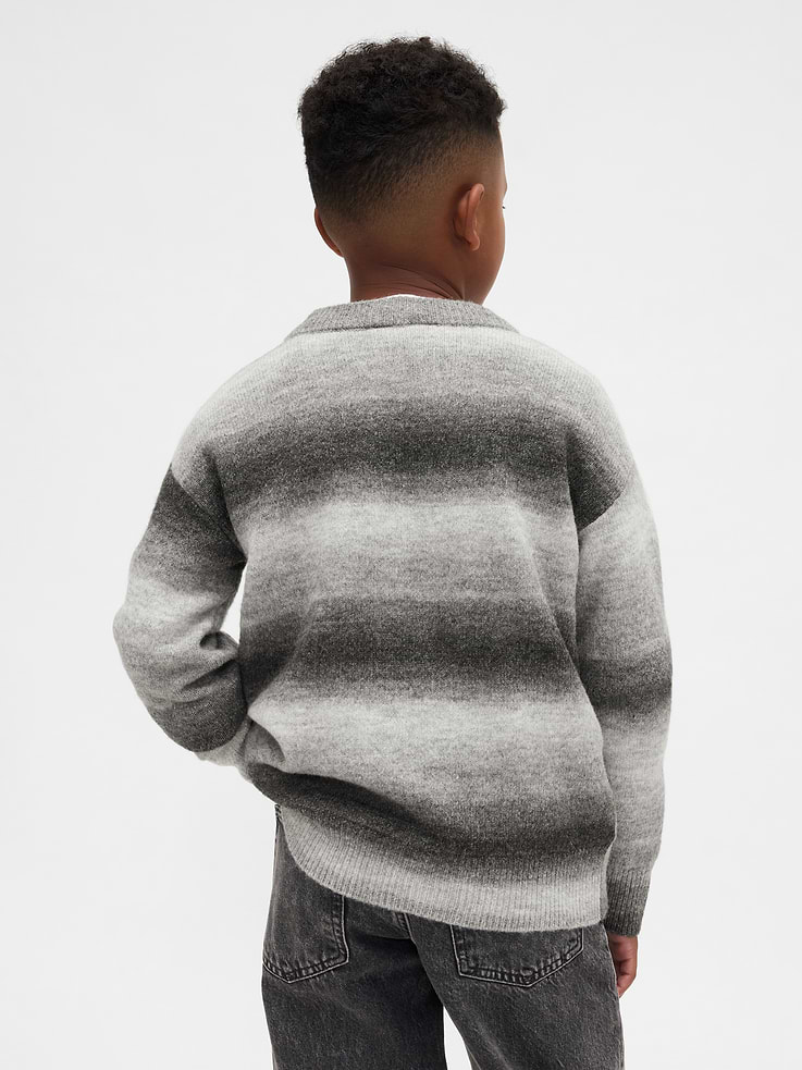 Image number 3 showing, Kids Space-Dye Relaxed Crewneck Sweater