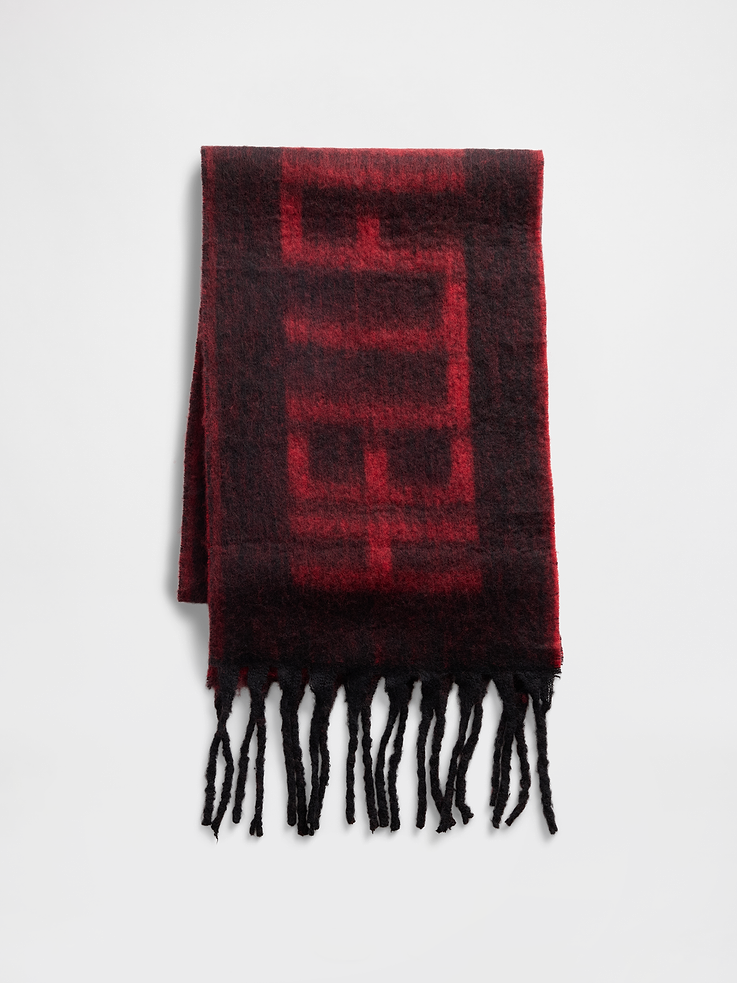 Image number 2 showing, Stranger Things Fringe Scarf