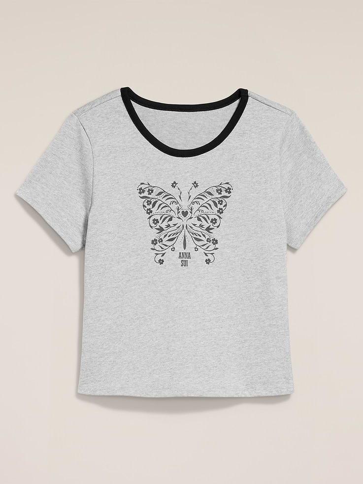 Image number 5 showing, Old Navy x Anna Sui Ringer Tee