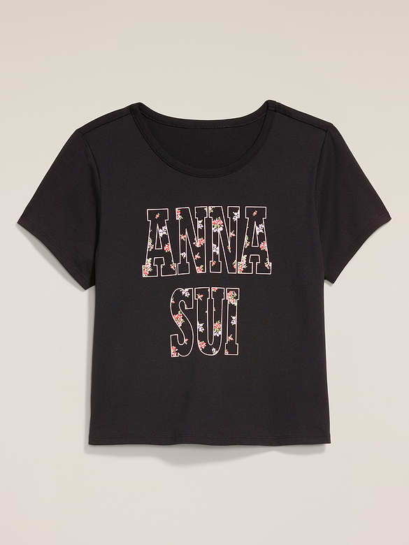 T-shirt à bordures contrastantes Old Navy x Anna Sui