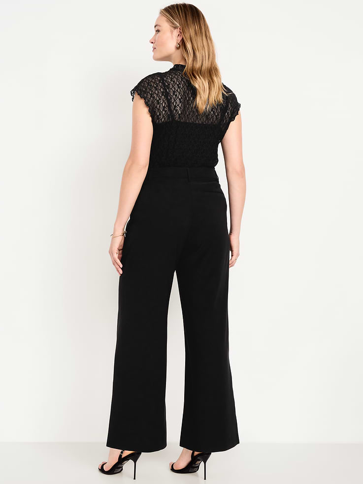 Image number 5 showing, Extra High-Waisted Drapey Trouser Super Wide-Leg Pants