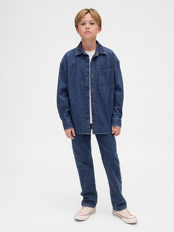 Image number 1 showing, Kids Straight Jeans