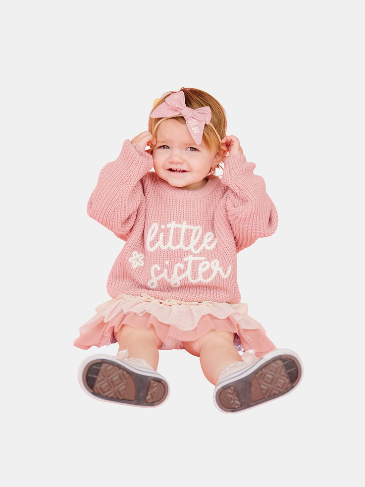 Image number 2 showing, Sweet Wink Little Sister Knit Sweater