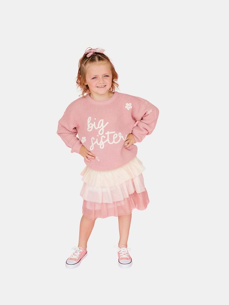 Image 2 of 4, Sweet Wink Big Sister Knit Sweater