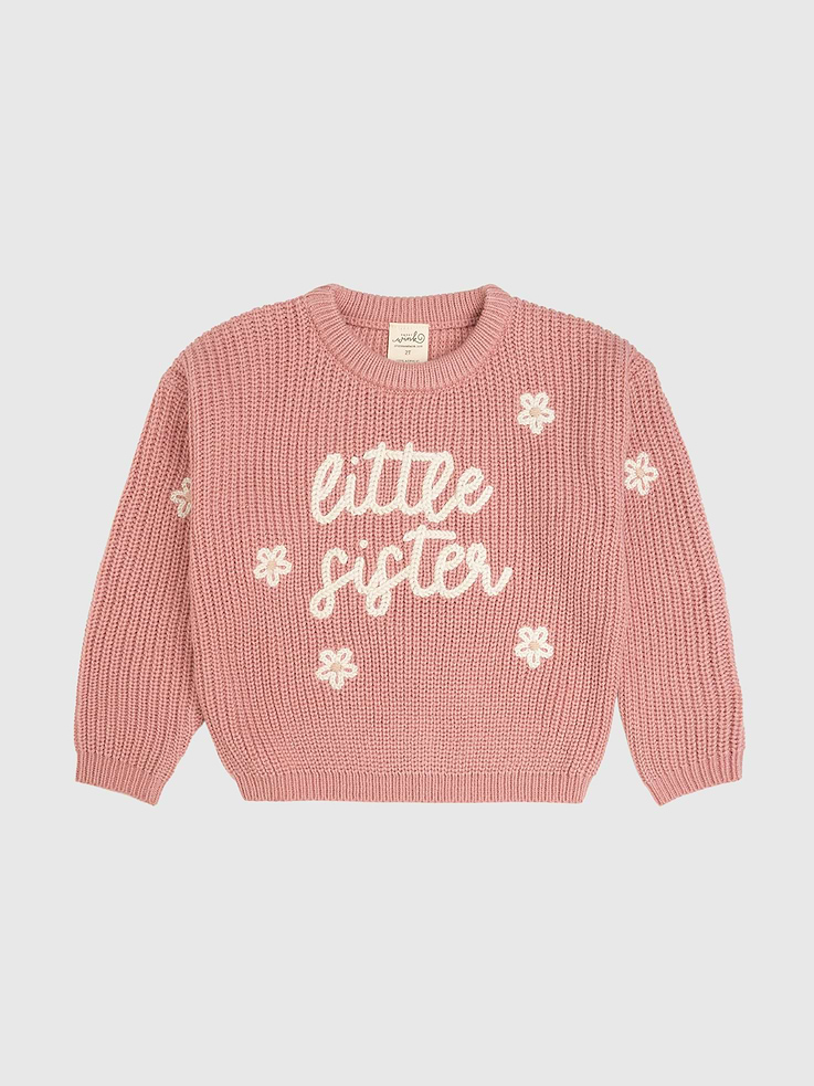 Image number 1 showing, Sweet Wink Little Sister Knit Sweater