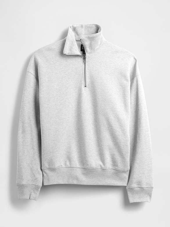 Adult Heavyweight Oversized Quarter-Zip Pullover