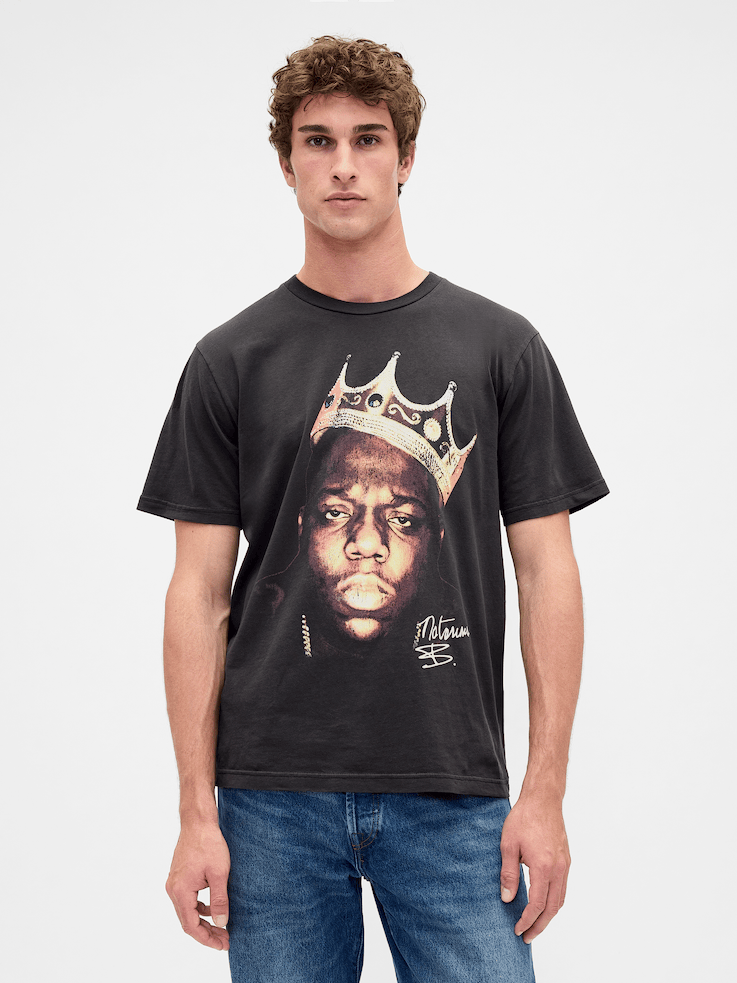 Image number 1 showing, The Notorious B.I.G. Relaxed Graphic T-Shirt