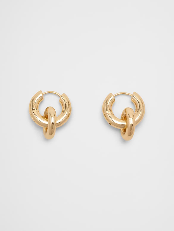 2 In 1 Double Hoop Earrings