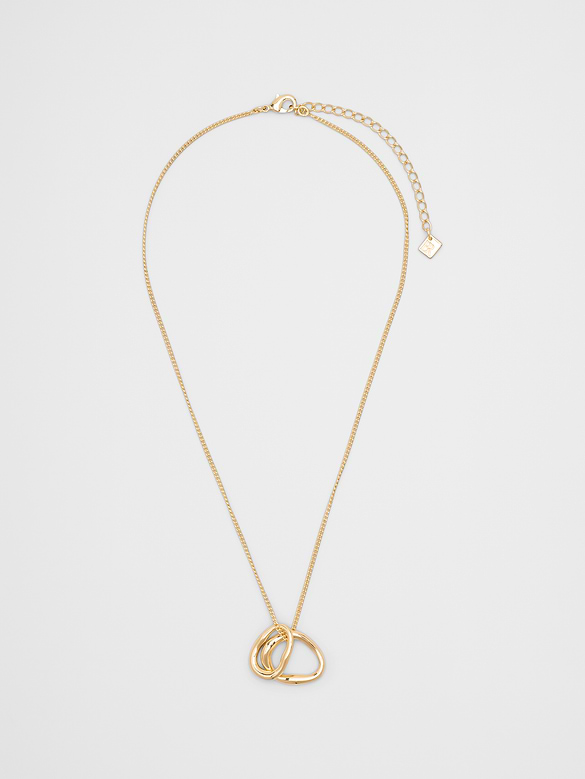 Double Ring Delicate Necklace