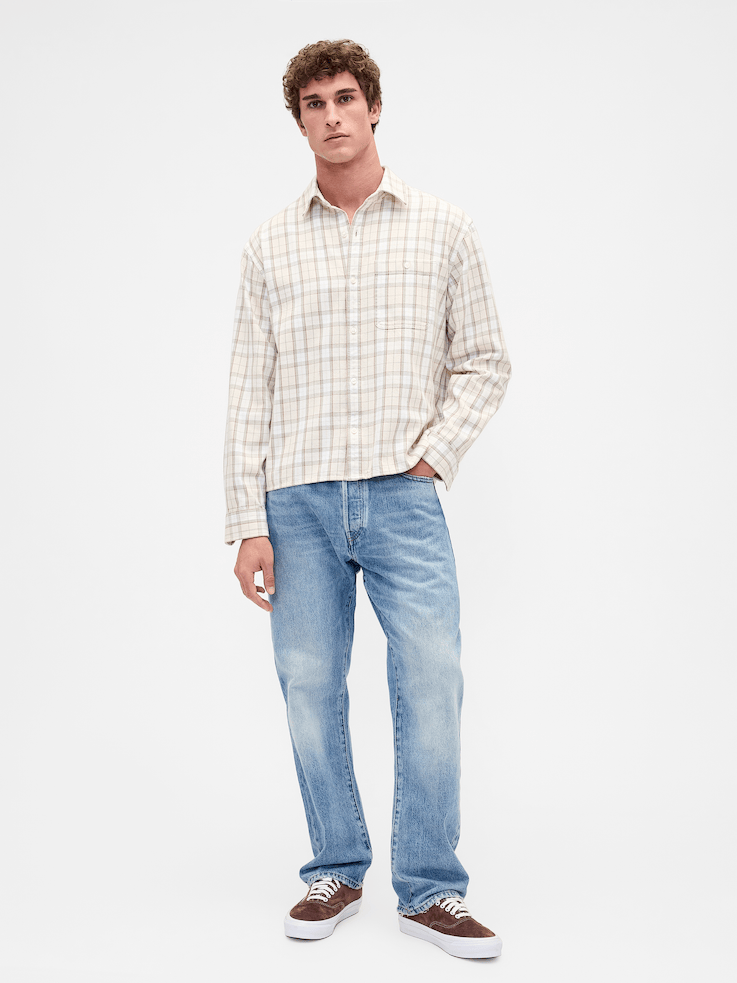 Image number 2 showing, Twill Straight-Hem Shirt