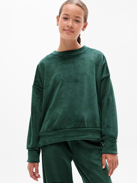 Athleta Girl Cozy Rib Crewneck