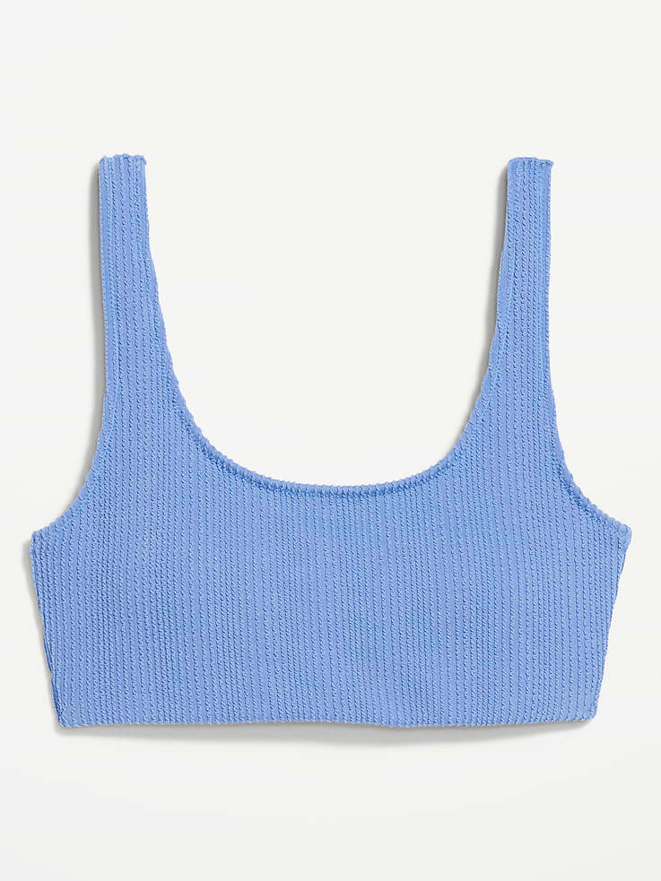 Image number 9 showing, Ribbed Scoop-Neck Swim Top
