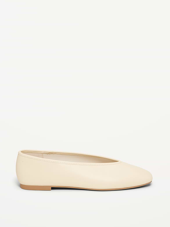 V-Cut Ballet Flats
