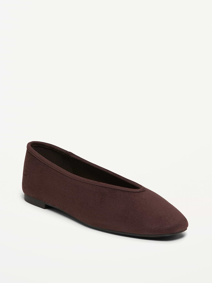Image number 1 showing, V-Cut Ballet Flats