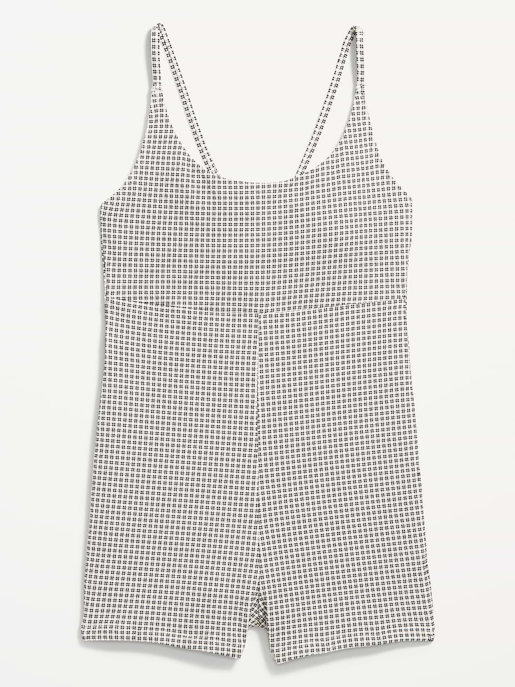 Image number 4 showing, Textured Swim Romper -- 2.5-inch inseam