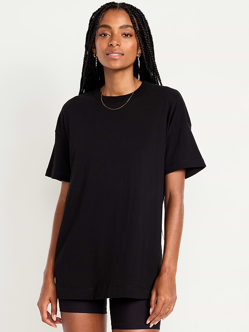 Oversized Oversized EveryWear Tunic T-Shirt on clearance at Old Navy — 40% off