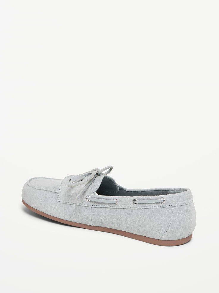 Image number 5 showing, Faux-Suede Boat Shoes for Women