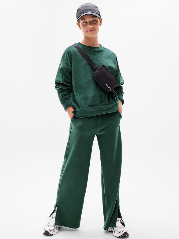 Athleta Girl Cozy Rib Crewneck