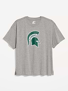 Image number 1 showing, College Crew-Neck T-Shirt for Women