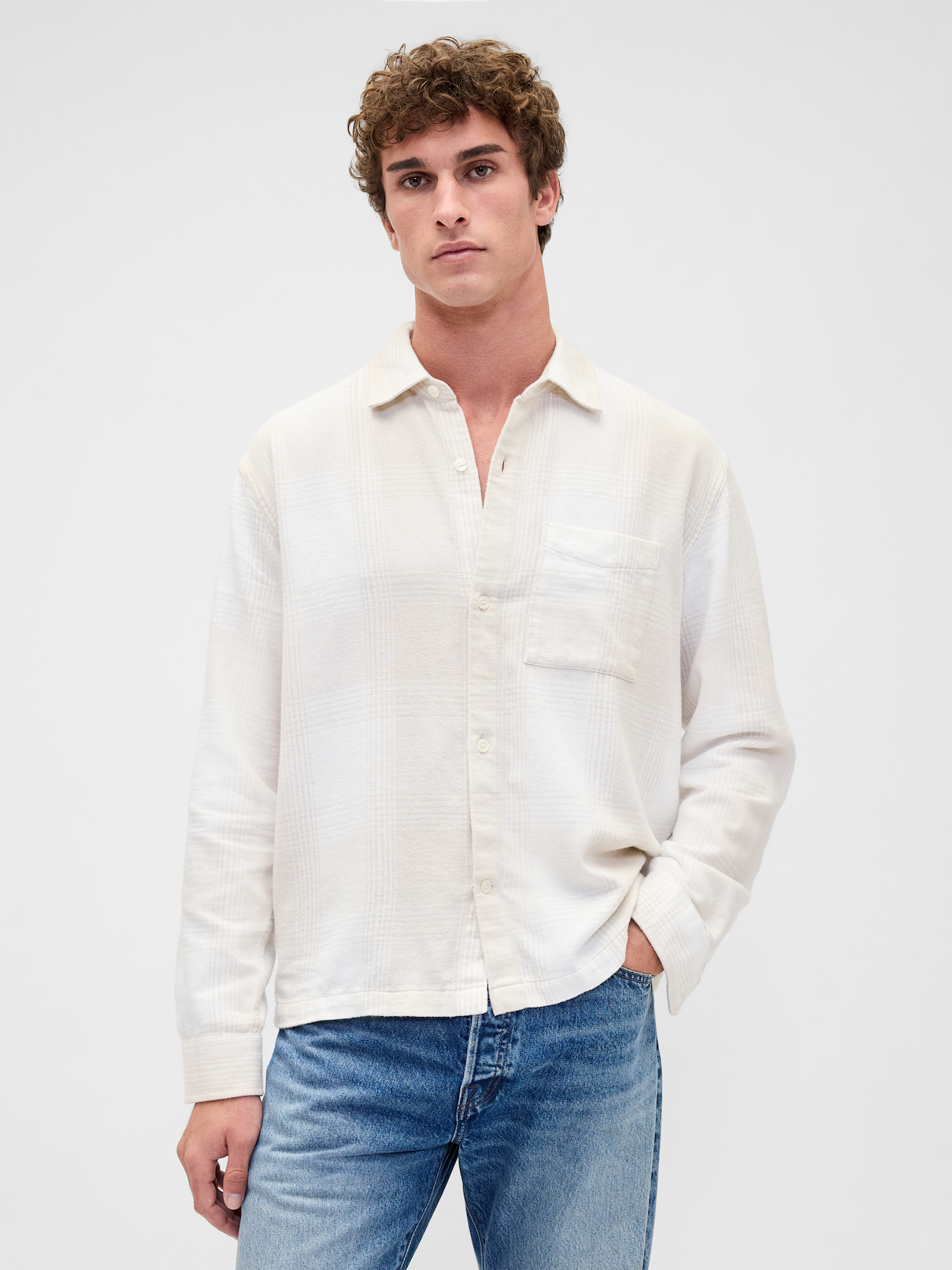 Relaxed Flannel Shirt