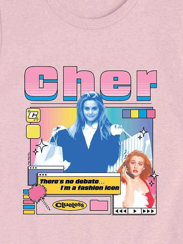 Cher Clueless Short Sleeve Tee For Girls