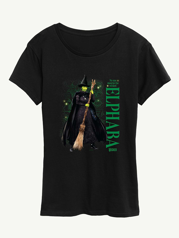 Image number 1 showing, Wicked Elphaba No One Mourns Short Sleeve Graphic Tee