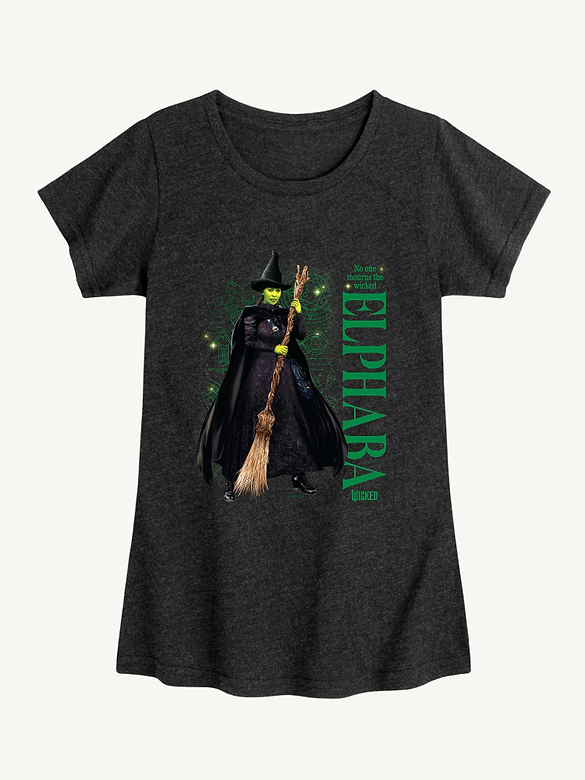 Elphaba No One Mourns Fitted Short Sleeve Tee For Kids