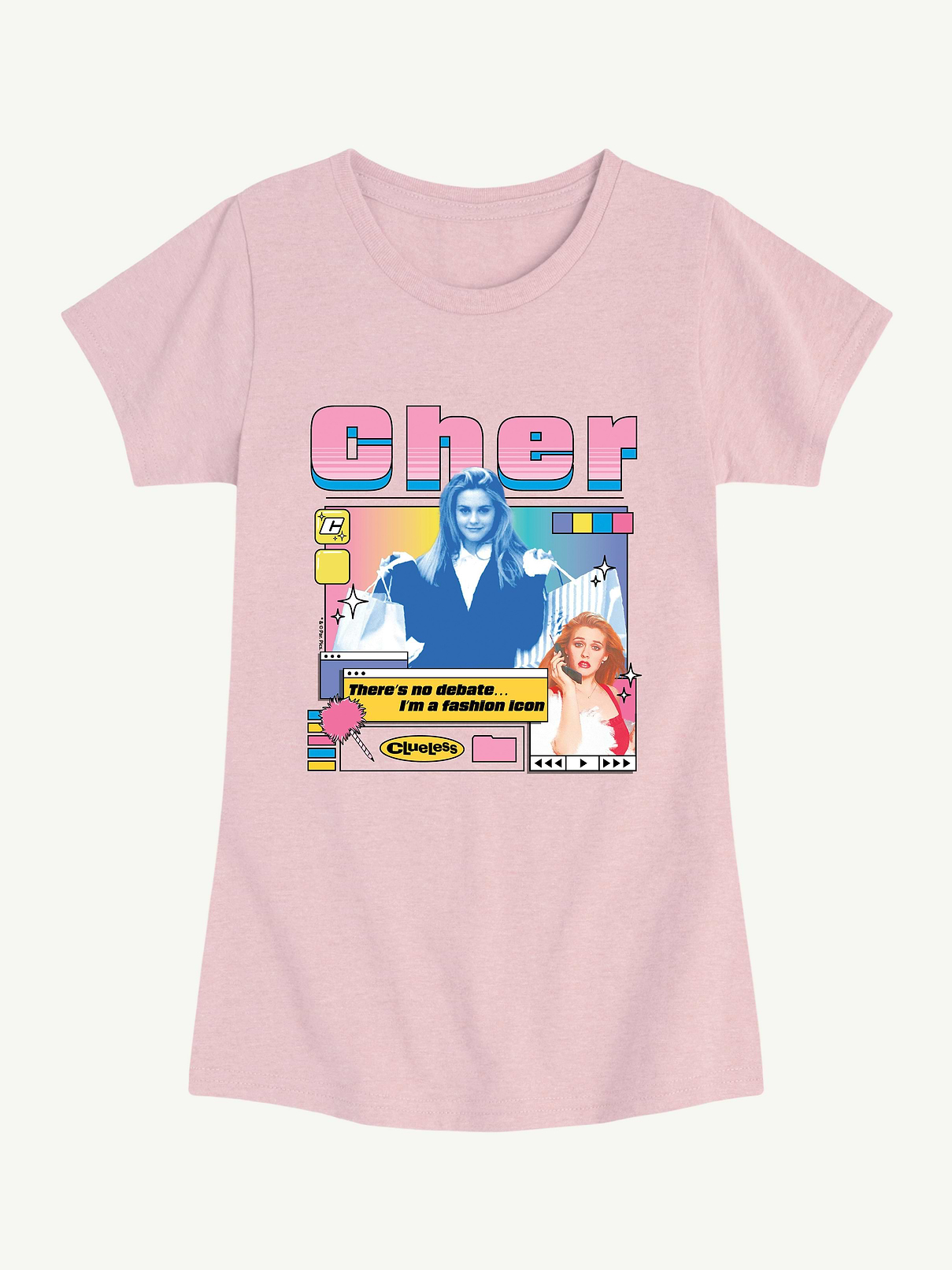 Image number 1 showing, Cher Clueless Short Sleeve Tee For Girls