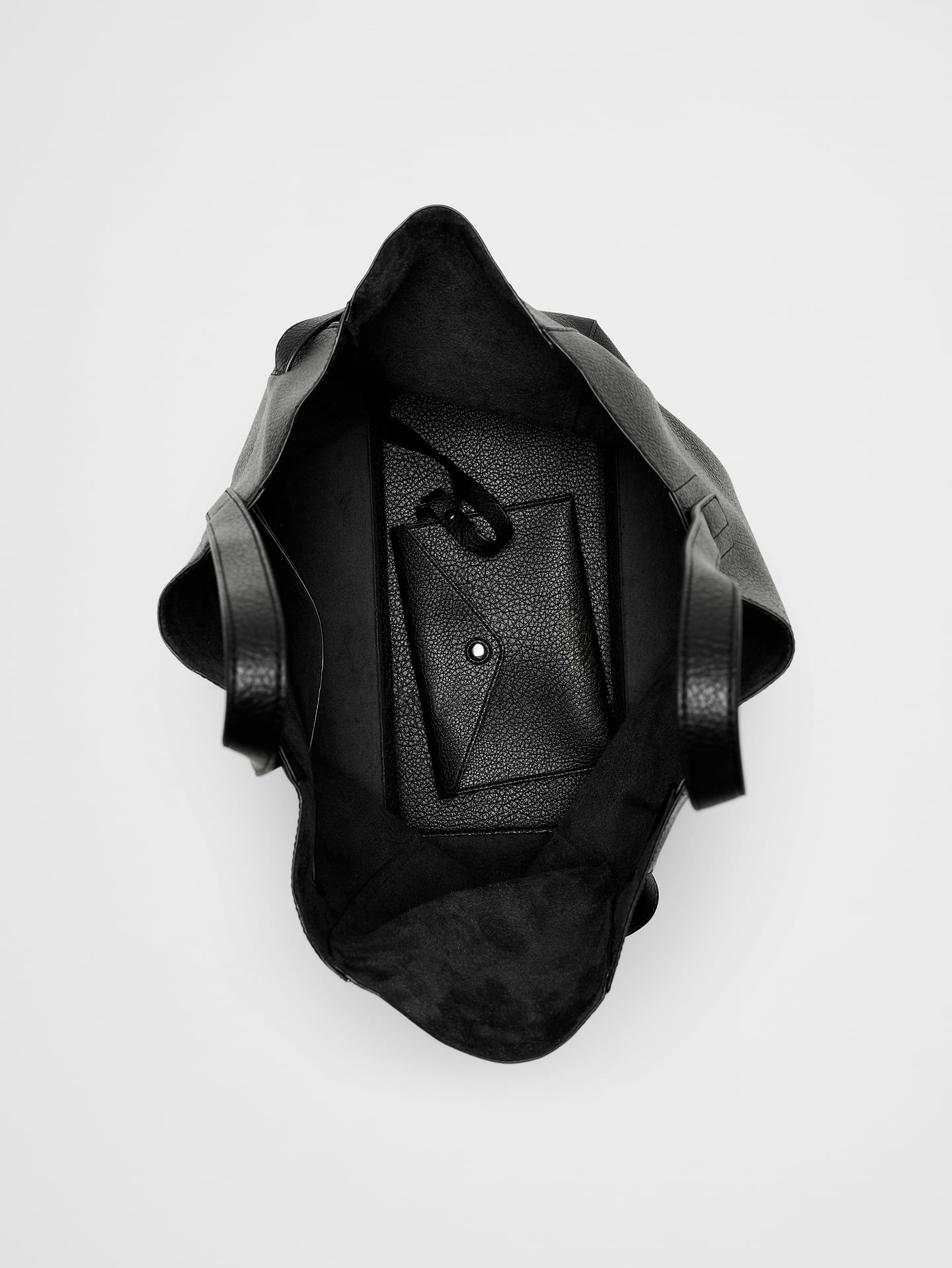 Image number 6 showing, Vegan Leather Tie-Side Tote