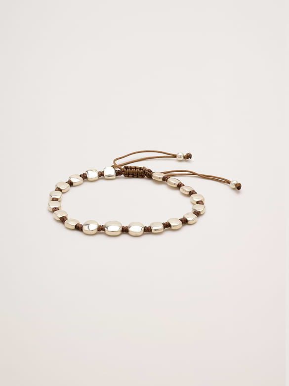 Square Silver Gem Bracelet by Caputo & Co