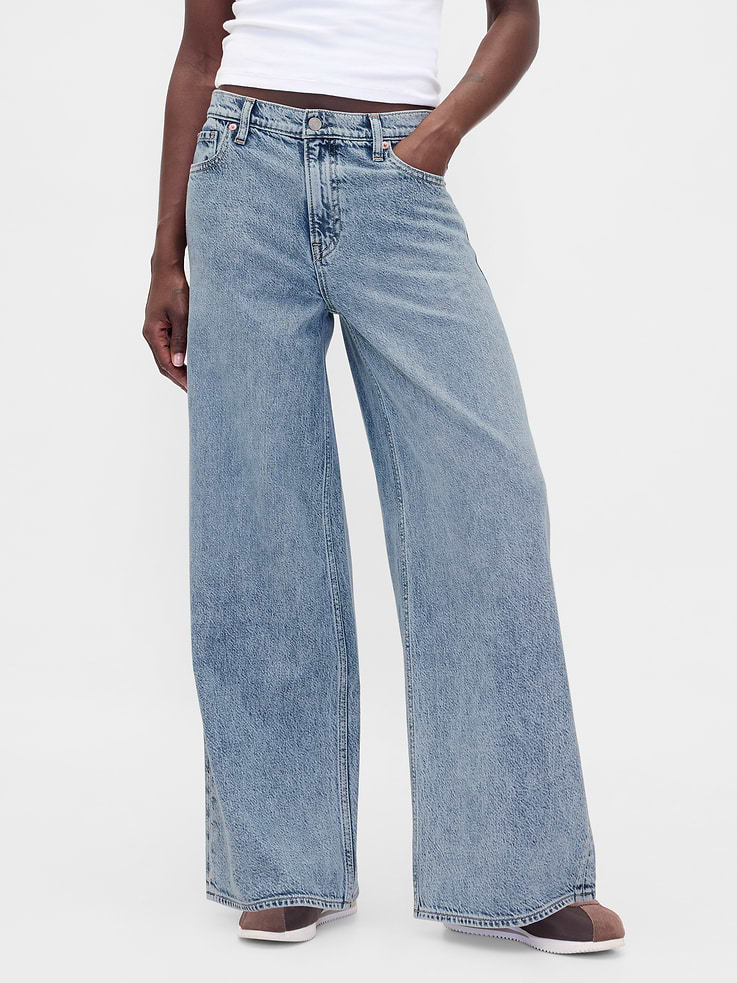 Image number 2 showing, Mid Rise UltraSoft Baggy Jeans
