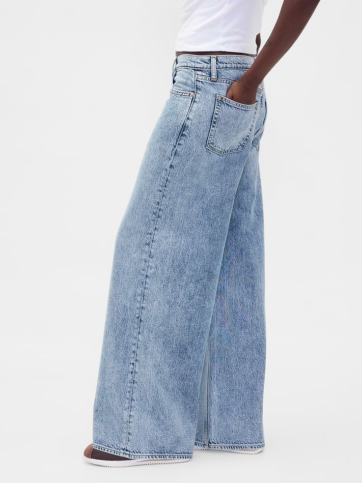 Image number 3 showing, Mid Rise UltraSoft Baggy Jeans