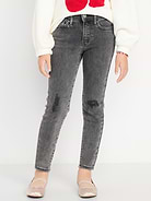 Image number 1 showing, High-Waisted Rockstar 360° Stretch Jeggings for Girls