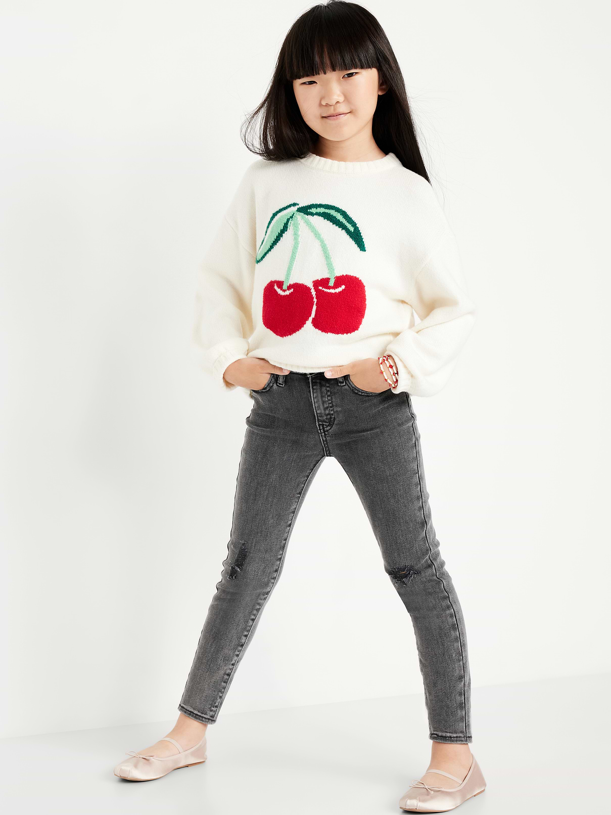 Image number 3 showing, High-Waisted Rockstar 360° Stretch Jeggings for Girls