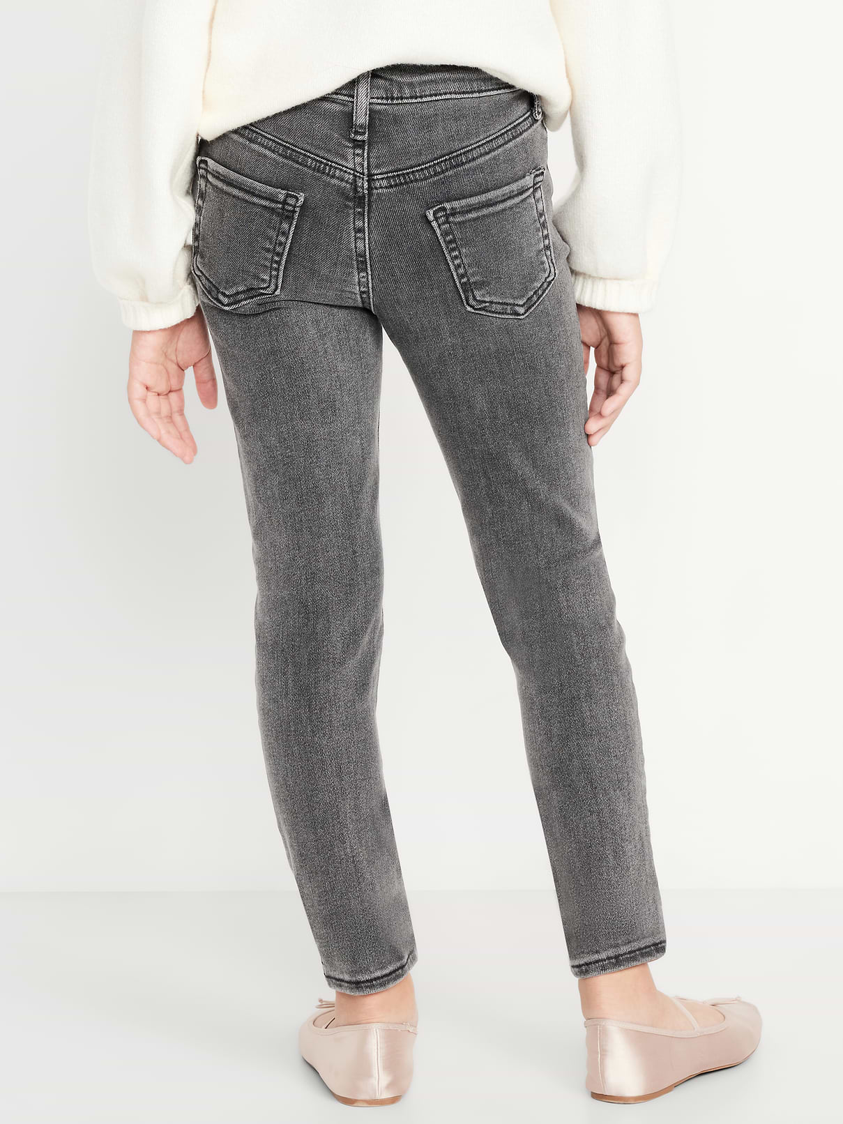 Image number 2 showing, High-Waisted Rockstar 360° Stretch Jeggings for Girls