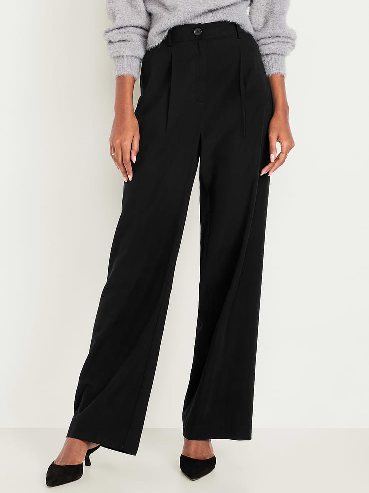 Image number 2 showing, Extra High-Waisted Drapey Trouser Super Wide-Leg Pants