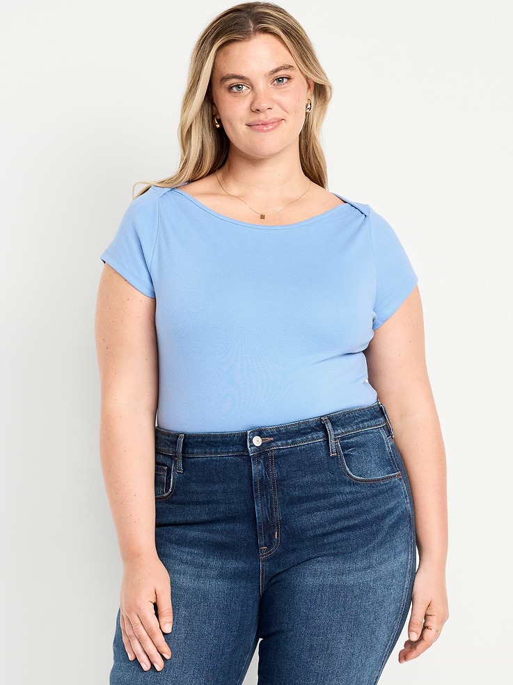 Image number 8 showing, Snug Boatneck T-Shirt