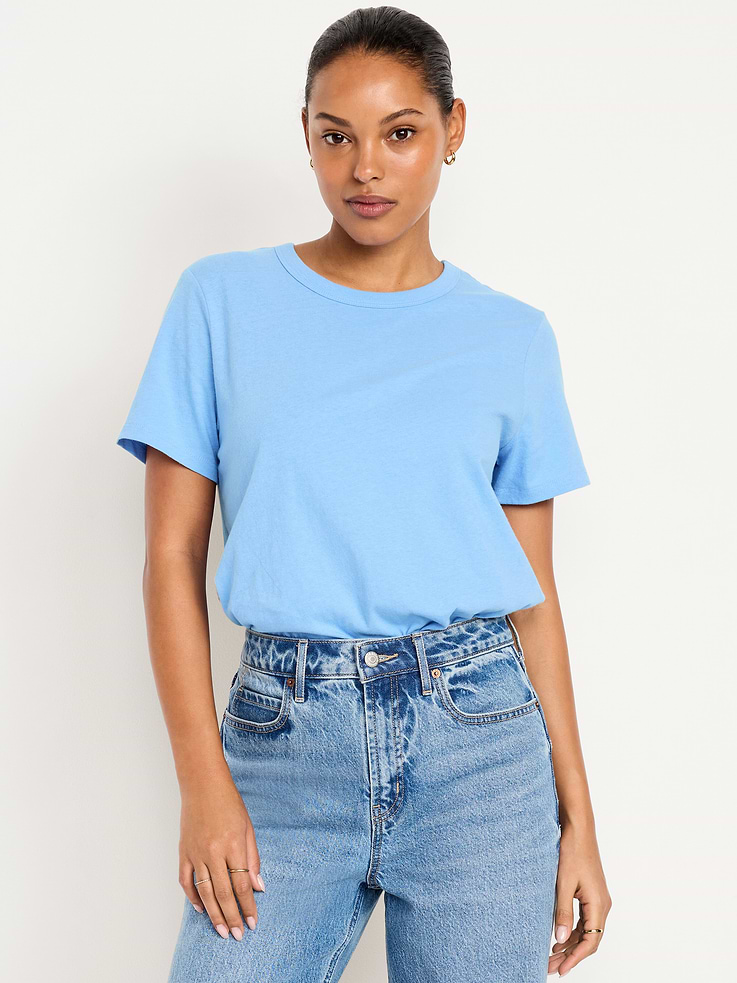 Image number 1 showing, EveryWear Crew-Neck T-Shirt