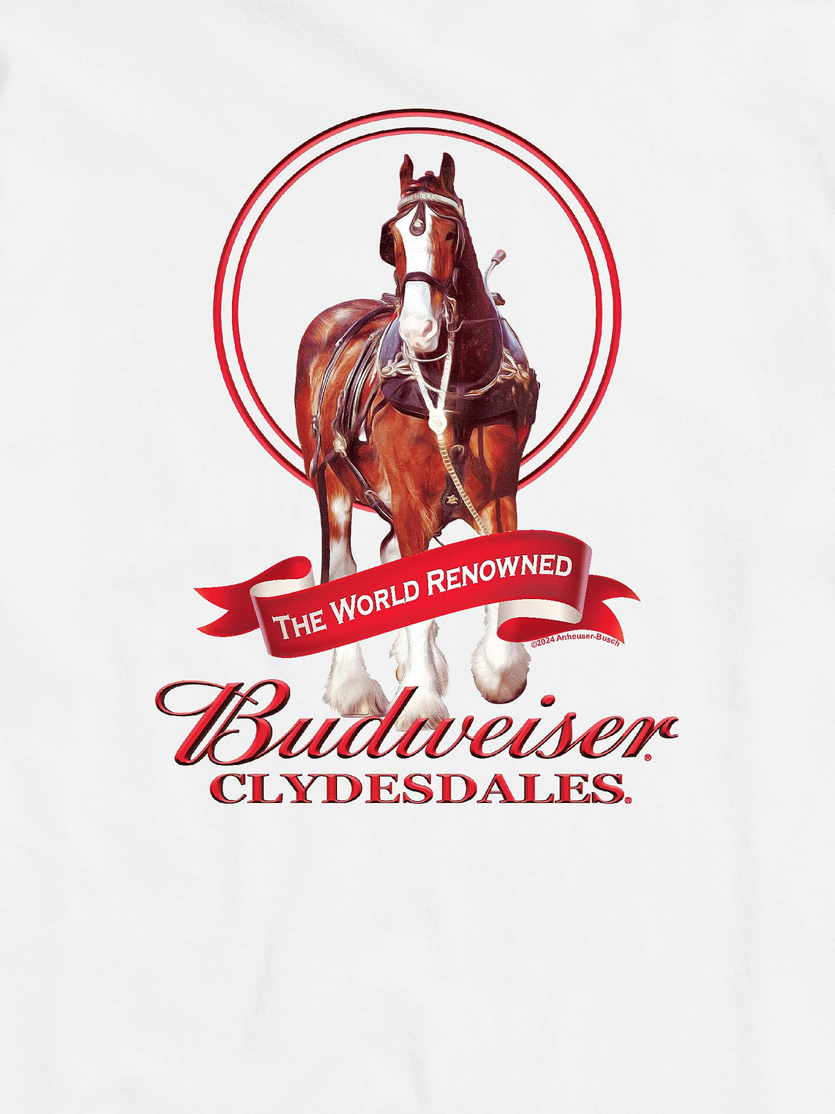 Image number 2 showing, Budweiser Clydesdales Short Sleeve Graphic Tee