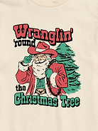 Image number 2 showing, Santa Wranglin Around Short Sleeve Graphic Tee