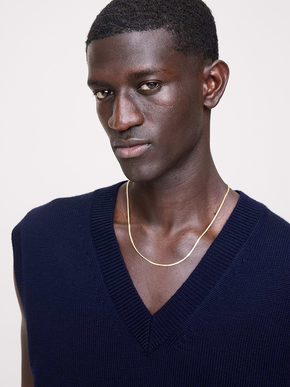 2mm Gold Vermeil Cuban Chain Necklace by Miansai