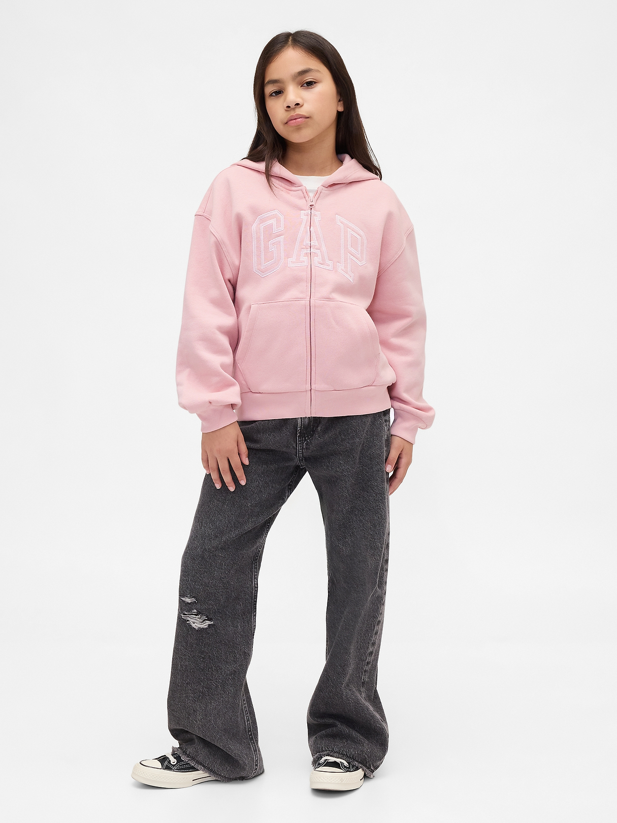 Kids VintageSoft Gap Arch Logo Hoodie | Gap