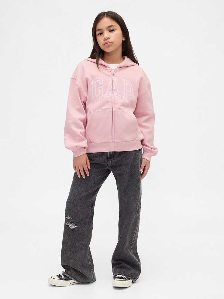 Image number 3 showing, Kids VintageSoft Gap Arch Logo Hoodie