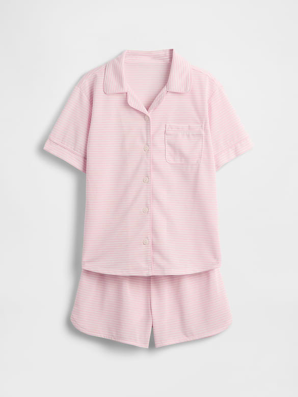 Kids Recycled PJ Short Set