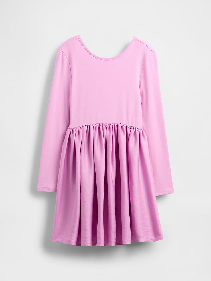 Image number 2 showing, Kids Modern Mixed Media Dress