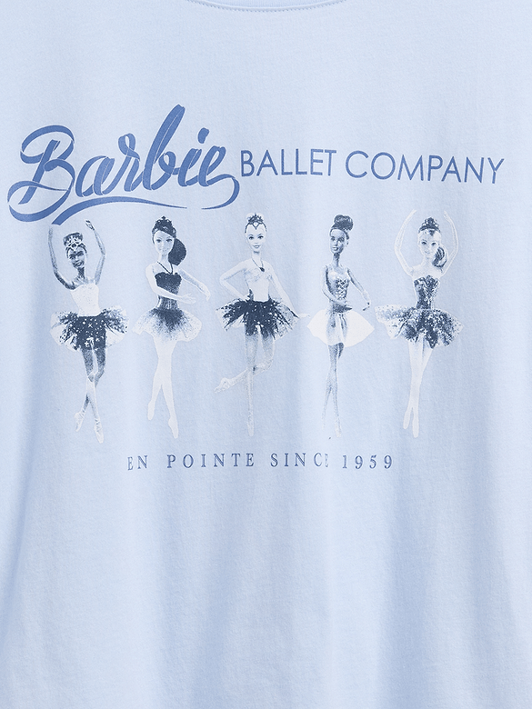 Kids Barbie Oversized Graphic T-Shirt